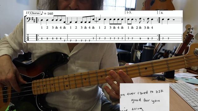 'good 4 u' cover with drop d bass tab