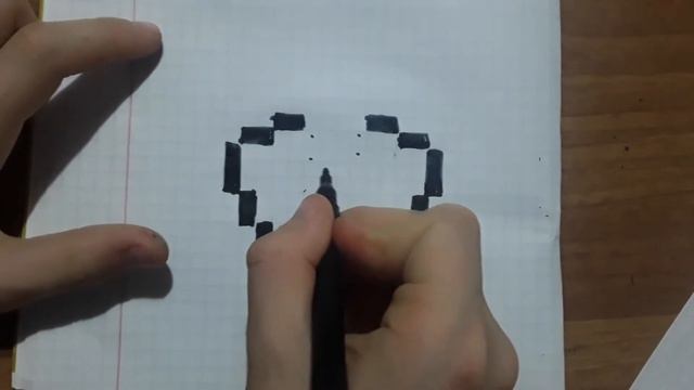 Как нарисовать алмазный нагрудник из майнкрафта