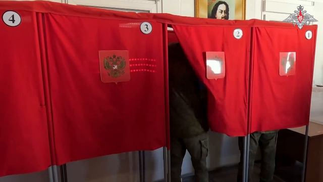 В Вооруженных Силах завершено досрочное голосование на выборах Президента России