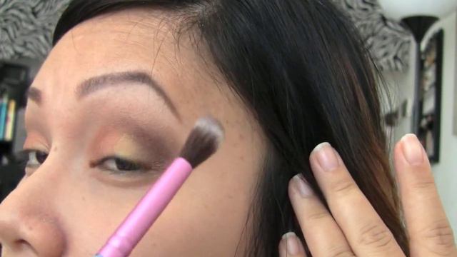 Face Candy Couture Tutorial :: Simple Golden Brown Smokey Eye