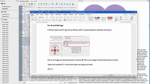 Tutorial 7 - Calibre Editing Alt and Title Tags