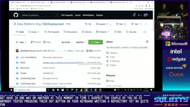 Github and Azure DevOps Duet - SQLBits edition