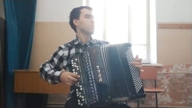 Р.Н.П. обр. Н. Писарцев вариации на тему русской народной песни _Коробейники_, исп. Дубовицкий А. В.