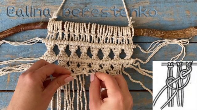 Just Macrame It - Панно Бохо 3. Видео-урок по созданию макраме