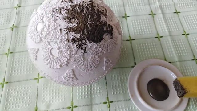 Шар на елку 2 часть?своими руками