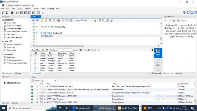 Basics Of SQL  Part 5  AlTER TABLE Command