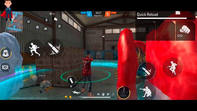 free fire lone wolf match game play