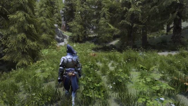 [4K60] Skyrim Ultra Modded 1300+Mods | Rudy ENB RTGI Beyond all limits - real forest sound