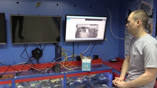 Косяк с ночной съемкой уличной IP камеры IPEYE 3872P3.6 мм., 2 Mpx, 25 к.с., Цифромания, Ингушетия