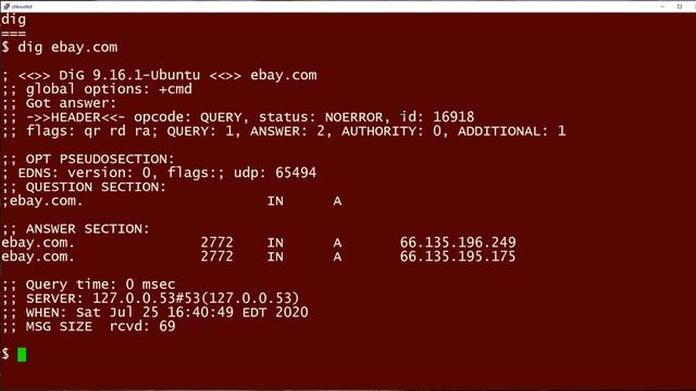 How to use the dig command: 2-Minute Linux Tips