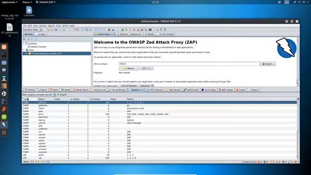 OWASP ZAP Demo finding vulnerability using ZAP