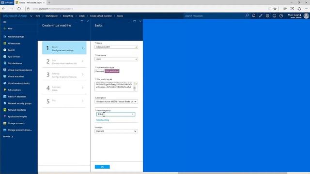 Deploy GitLab from Azure Marketplace