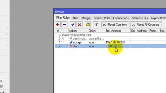 MikroTik Router | block all ip addresses login to MikroTik Router