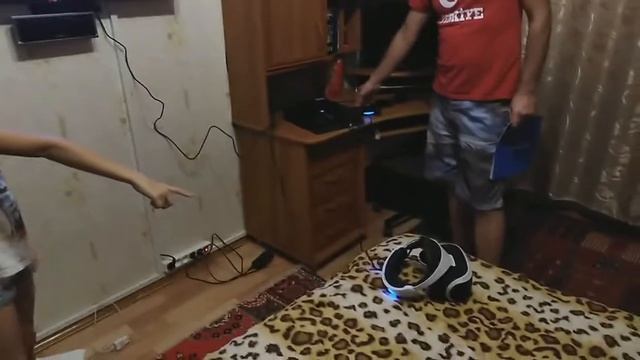 распоковка шлема виар и обзор шлема [крутое видео] и uSman_babai 2 канала