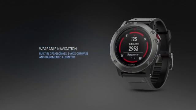Garmin Fenix 5X  - A quick look at the brand new watch