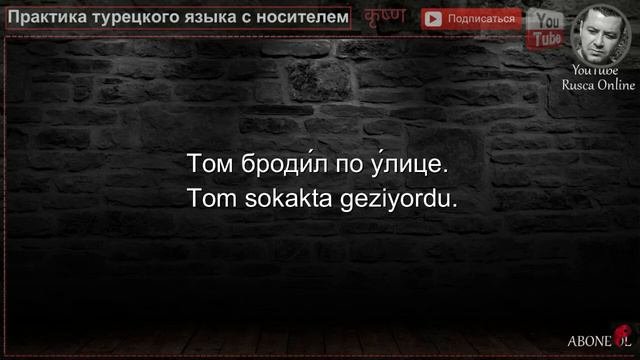 Турецкий язык - Фразы на Турецком языке - Часть 9