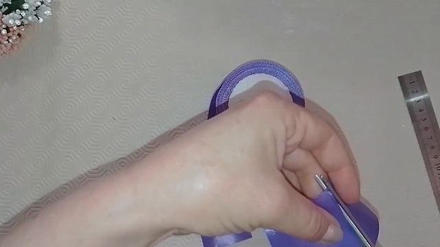 ГОРТЕНЗІЯ із атласних стрічок! РАМКА декорована в техніці декупаж!