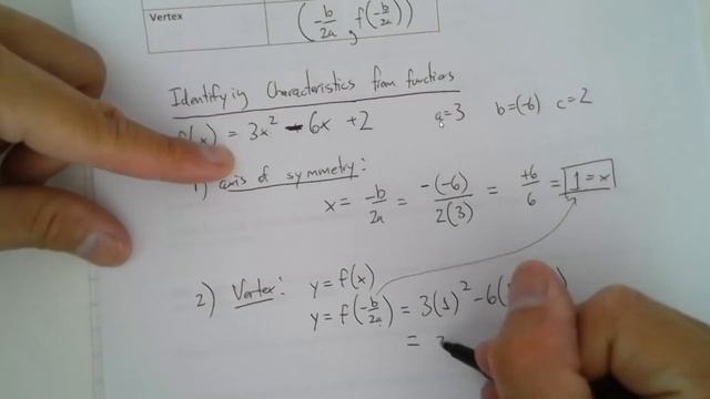 Lecture: Sections 2-1 and 2-2 (HOW TO USE GRAPHING CALCULATOR, vertex, axis of symmetry, parabolas!