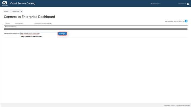 Configuring Virtual Service Catalog