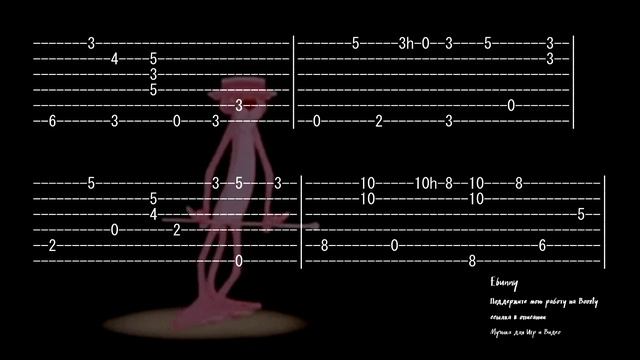 Розовая Пантера [Как играть на Гитаре Табулатура] Pink Panther