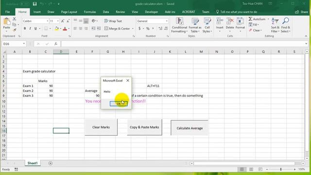 VBA Excel 2016 Lesson 9 - For Next statement, Cells() property