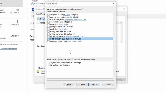Recalling Emails in Outlook by Delaying Delivery | Everyday Office