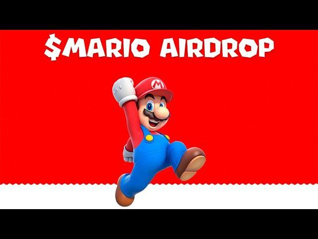 MARIO COIN AIRDROP - МЕМ-ТОКЕН АИРДРОП НА TON В TELEGRAM без вложений, раздача крипты токен $MARIO