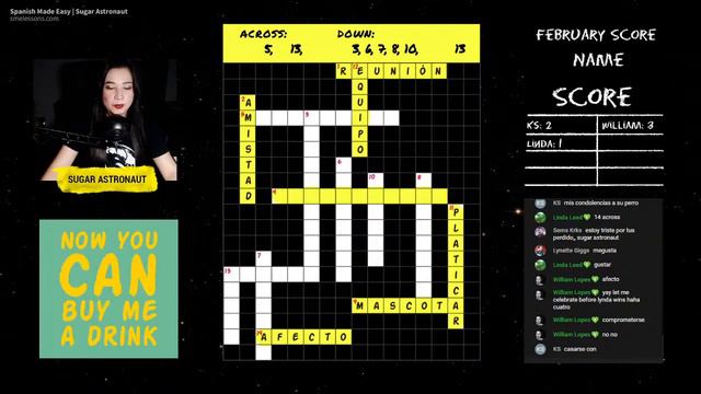 Words About Friendship In Spanish | Crossword Puzzle