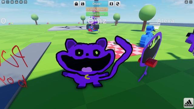Roblox Speed Draw With CATNAP and DOGDAY Smiling Critters
