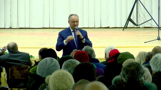 Встреча Президента РМ И.Додона с гражданами р-на Еденец