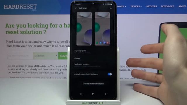 How to Change Wallpaper on SAMSUNG Galaxy M32 – Set New Wallpaper