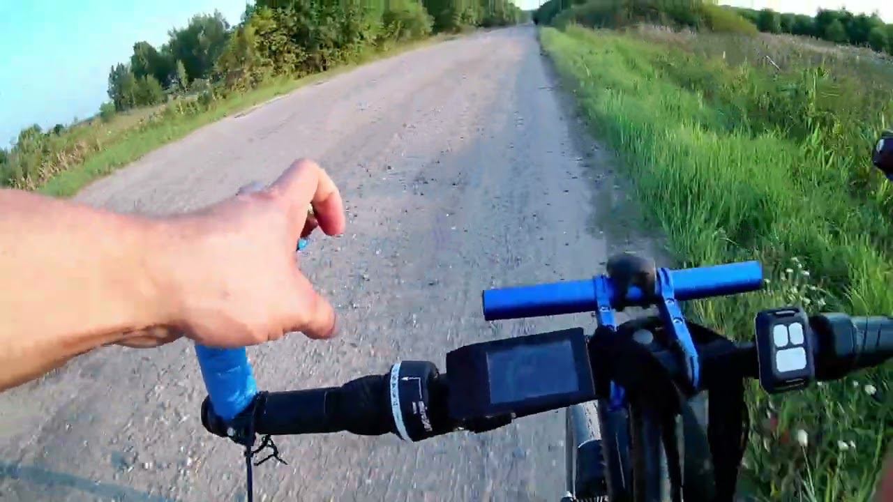 Bafang 750w. Покатушка до Пурлево. Кузьминское, Горе-Грязь, Большое Село, Плещеево. 67км за 4часа.