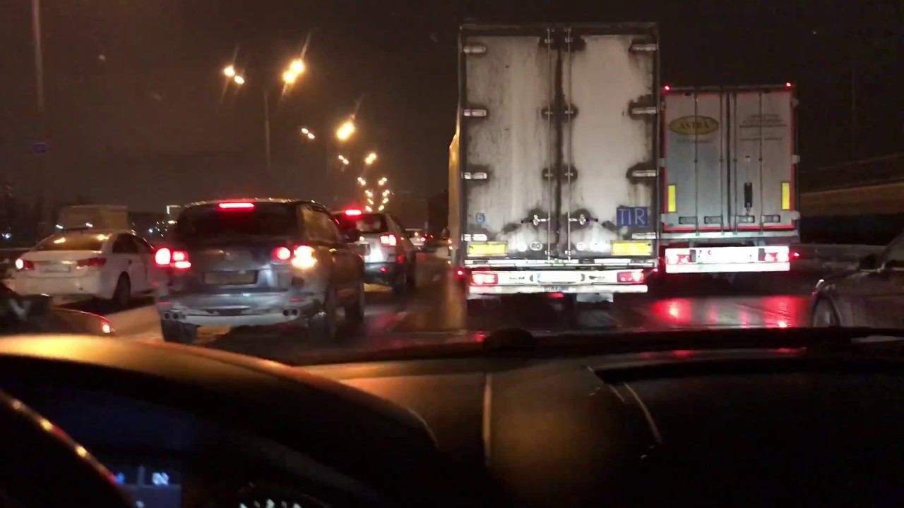 Массовое ДТП на МКАДе