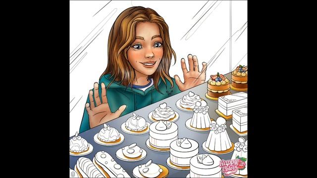 A Joyful And Productive Day | Speed Coloring & Final Result