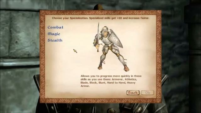 The Elder Scrolls IV: Oblivion; Part 3- The Class Class of Classness.