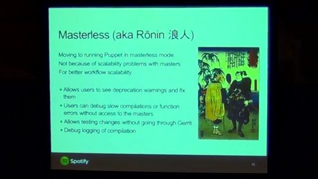 Scaling Puppet workflows at Spotify - Puppet Camp Amsterdam 2014