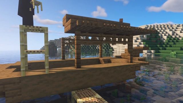 Minecraft : How to build a Boat House [ Small & Simple ]