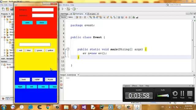 48 - Java Course Level 3 (Revision to Events,Action Listener and Item Listener)