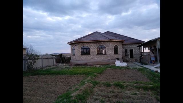 Монтаж в пос.Махамбет,  ламинация "Махагон", СТП бронза, бронь пленка 300мкр (Окна Биз)