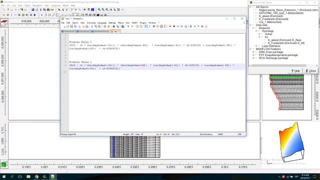 Tutorial para Insertar Fallas Geologicas en un Modelo Hidrogeológico con MODFLOW y Model Muse