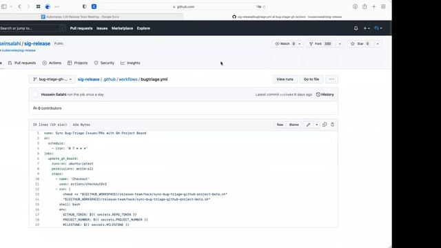 Kubernetes Release Team Meeting for 20221021