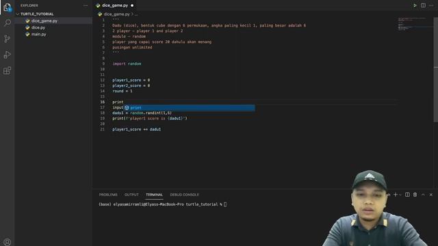 [Python] Building Dice Game ?