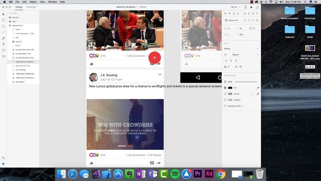 How to Scroll Artboards on Adobe XD - Repeat Grids