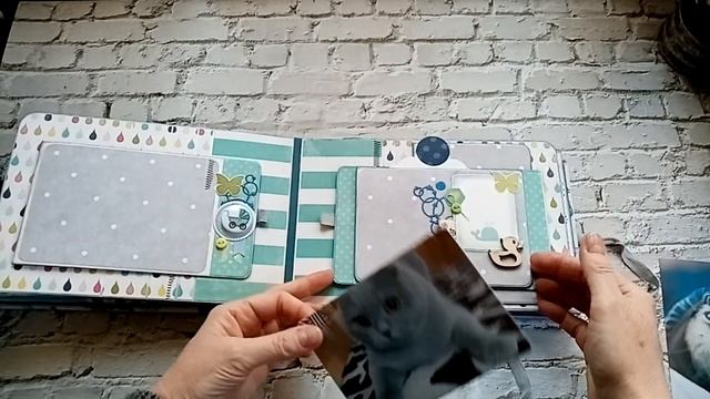 Скрапбукинг/ Обзор Фотоальбома для малыша на первый год жизни