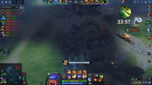 962 Gpm! Burning Plays Anti Mage!!! Dota 2 7.21