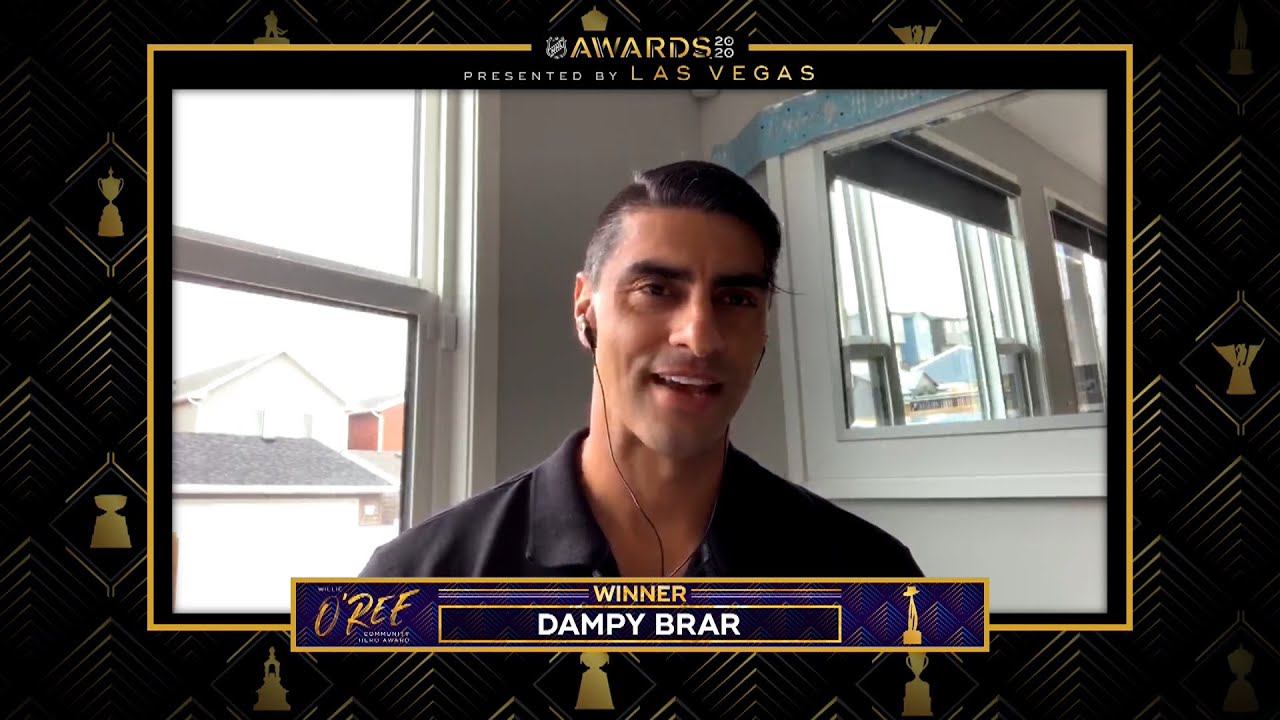 Dampy Brar wins Willie O'Ree Community Hero Award