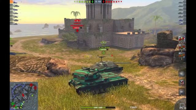World Of Tanks Blitz | Fv215b 183 Gameplay
