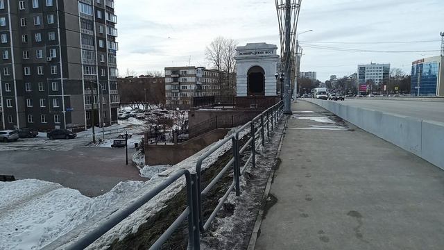р.Миасс, Ленинградский мост после реконструкции. Над и под мостом.