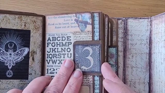 Alchemy themed wrap journal