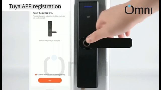 Smart Key-less Fingerprint Electronic Door lock - remote unlock tuya / smart life mobile app access